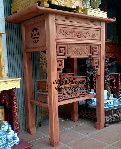 bàn thờ gỗ